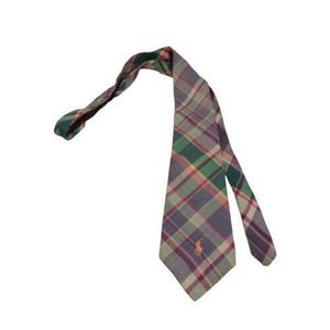 Ralph Lauren POLO NECKTIE...Beautiful Colors...Silk....See Description.